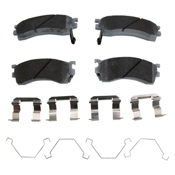 Front Premium ASM Break Pad with Hardware for 1999-2003 Mazda Protege