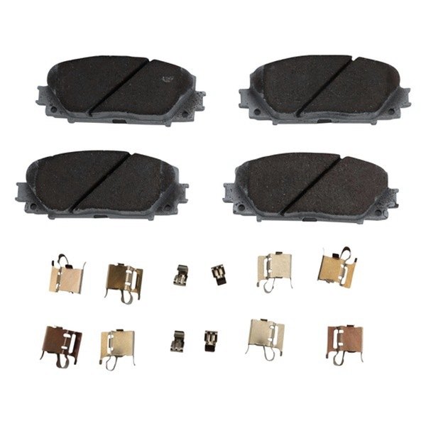 Front Premium ASM Break Pad with Hardware for 2006-2018 Toyota Yaris