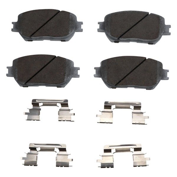 Front Premium ASM Break Pad with Hardware for 2002-2006 Toyota Camry