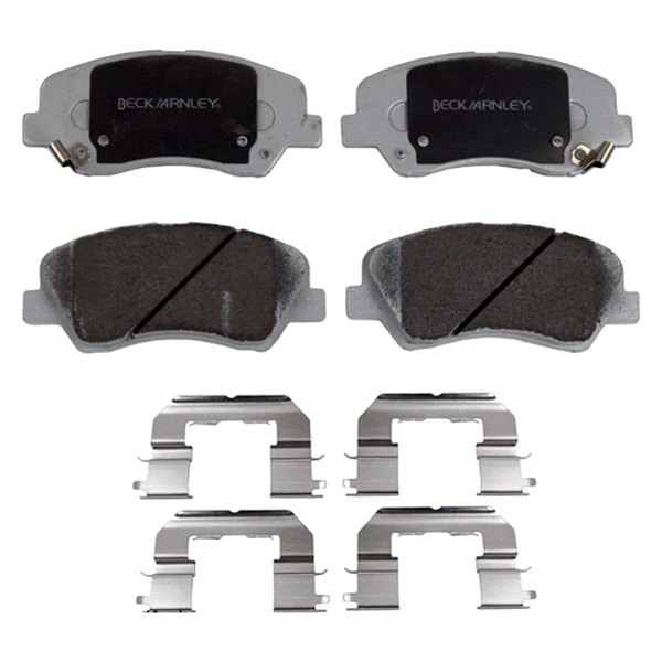 Front Premium ASM Break Pad with Hardware for 2012-2017 Hyundai Accent