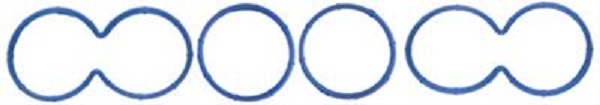 MS92273-3 Manifold Gasket for 1999-2002 Nissan Quest
