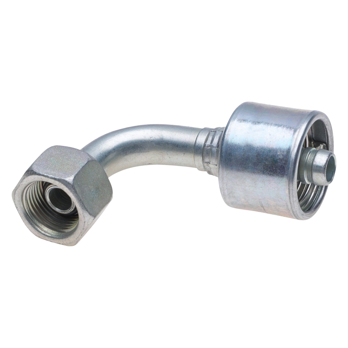 G25832-0404 90 deg Bent Coupling & Adapter