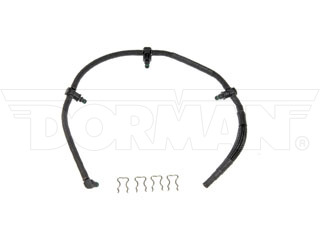 Dorman 904-122 Right Diesel Return Line for 2004-2010 Chevrolet, 2004-2010 GMC - Black