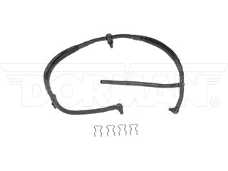 Dorman 904-123 Left Diesel Return Line for 2004-2010 Chevrolet, 2004-2010 GMC - Black