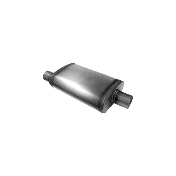 MF1225 2.25 x 2.25 in. Off Oval Gray Exhaust Muffler