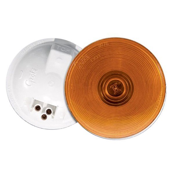 Stop/Tail/Turn Lamp,Yellow,Round