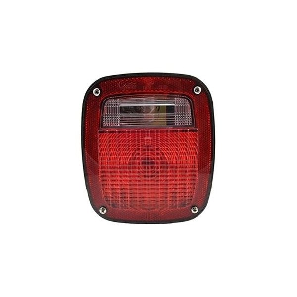 Stop/Turn/Tail Light,Square,Red,5-3/4" L
