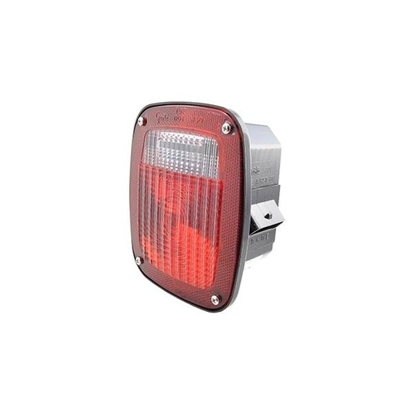 Stop/Turn/Tail Light,Square,Red,5-3/4" L