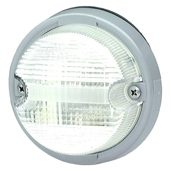 Back Up Lamp,Round,Gray,3-7/8" dia.