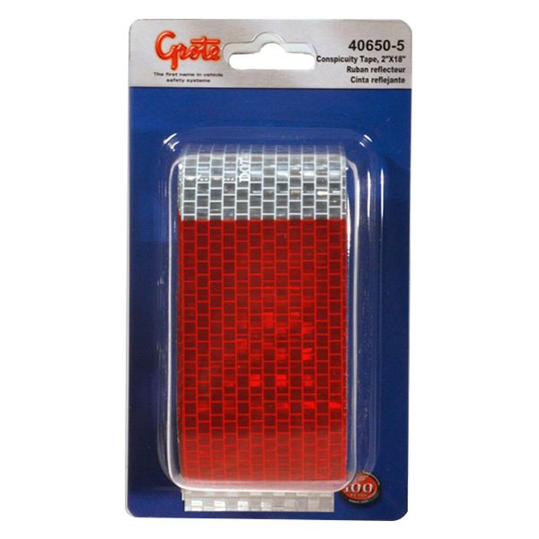 40650-5 18 x 2 in. Red & Silver DOT-C2 Conspicuity Tape