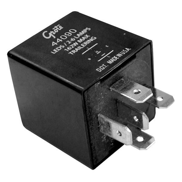 44090 1-20A Flasher Assembly, Black