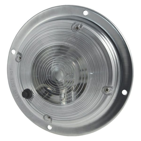 61821 6 in. Surface Mount Dome Lights with Switch, White