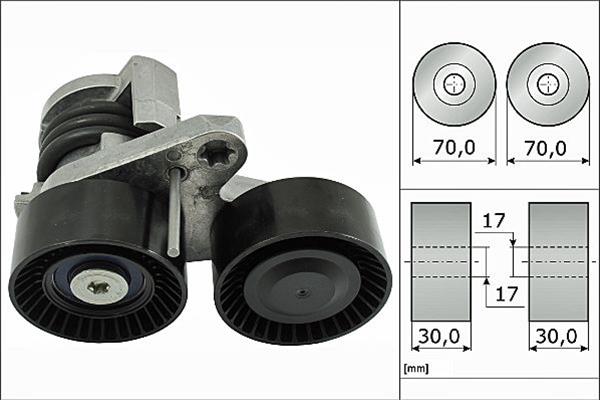 FT40496 Accessory Drive Tensioners for 2011-2013 BMW 135I