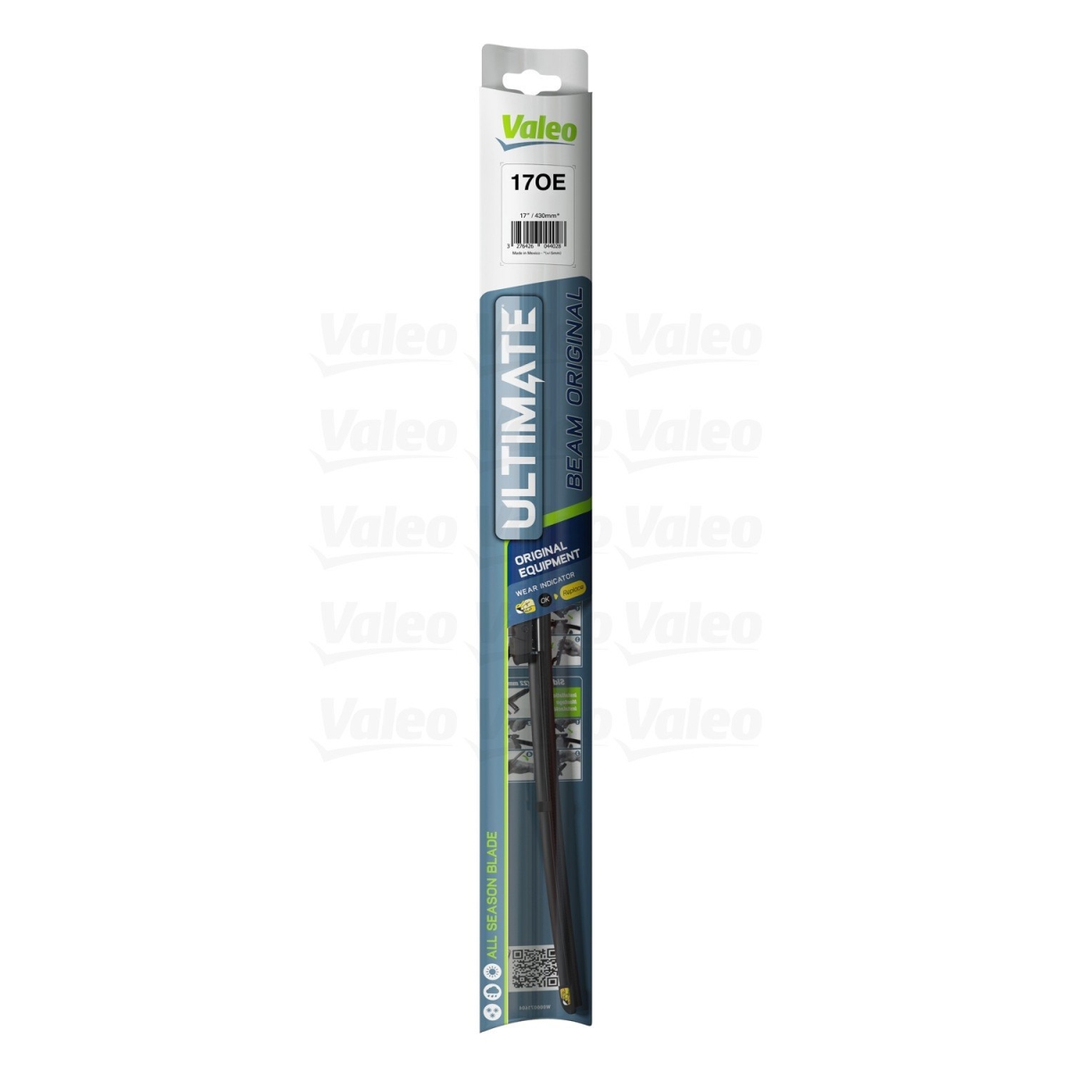 604402 17 in. Wiper Blade Set - Black