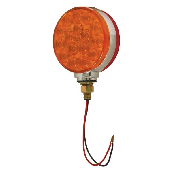 G5300 4 in. Hi Count Chrome Red & Amber LED Clearance Marker Light