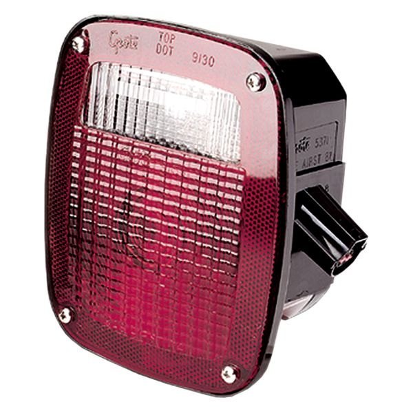 Stop/Turn/Tail Light,Square,Red,5-3/4" L