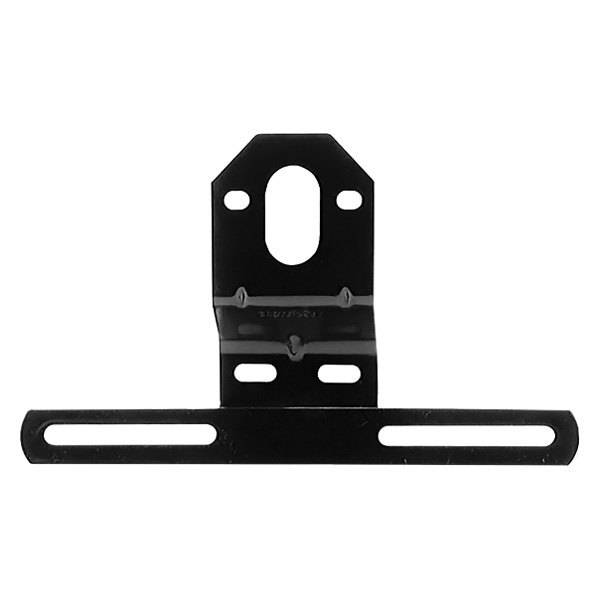 43022 Powder Coated Universal Steel Offset License Plate Bracket