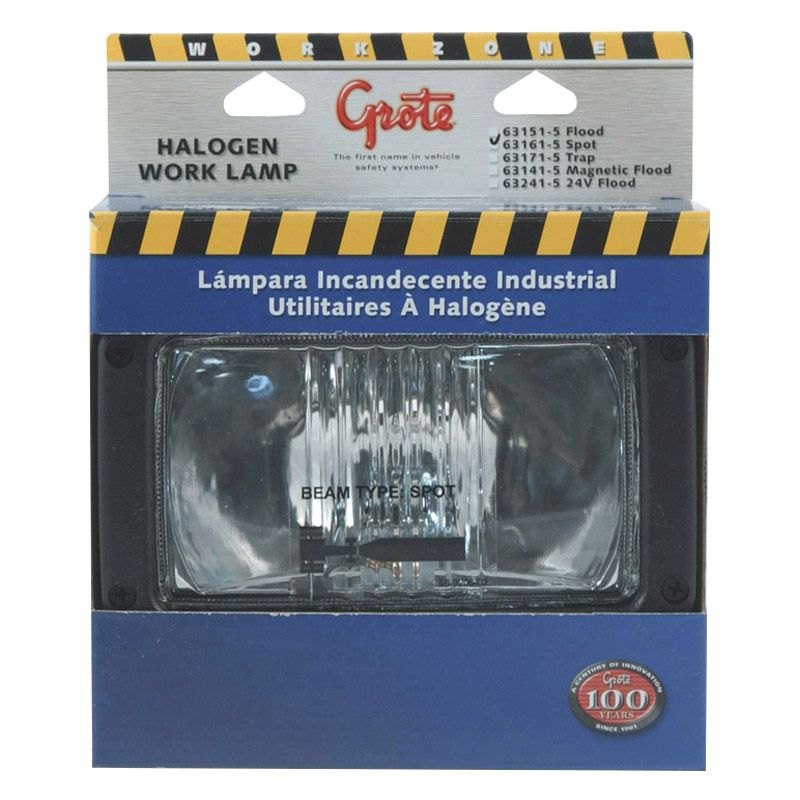 63161-5 6.9 x 5 in. Work Lamp, Black