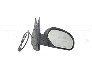 Dorman 955-1829 Side View Mirror for 2007-2013 Chevrolet, 2007-2013 GMC - Black & Smooth - Right
