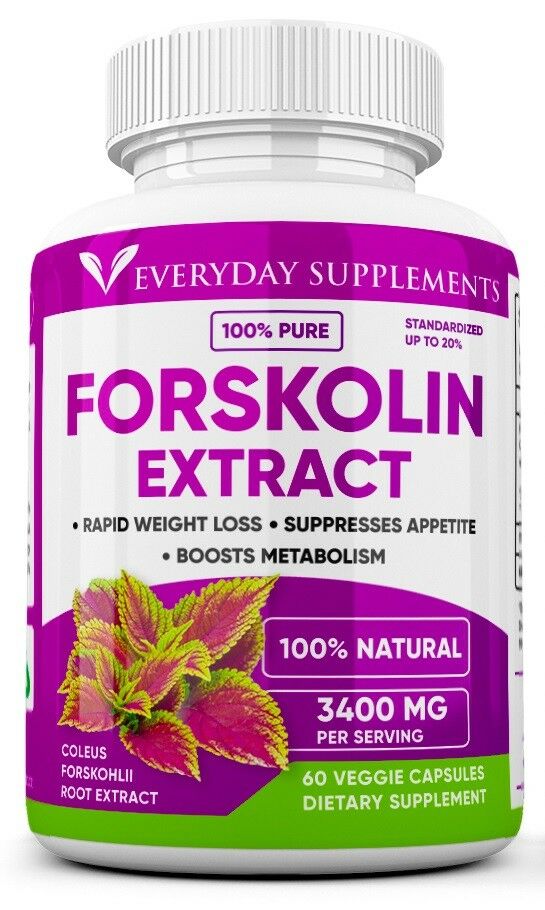 Picture of Forskolin FS1 3400 mg Maximum Strength Pure Rapid Results Extract Strength Tablet
