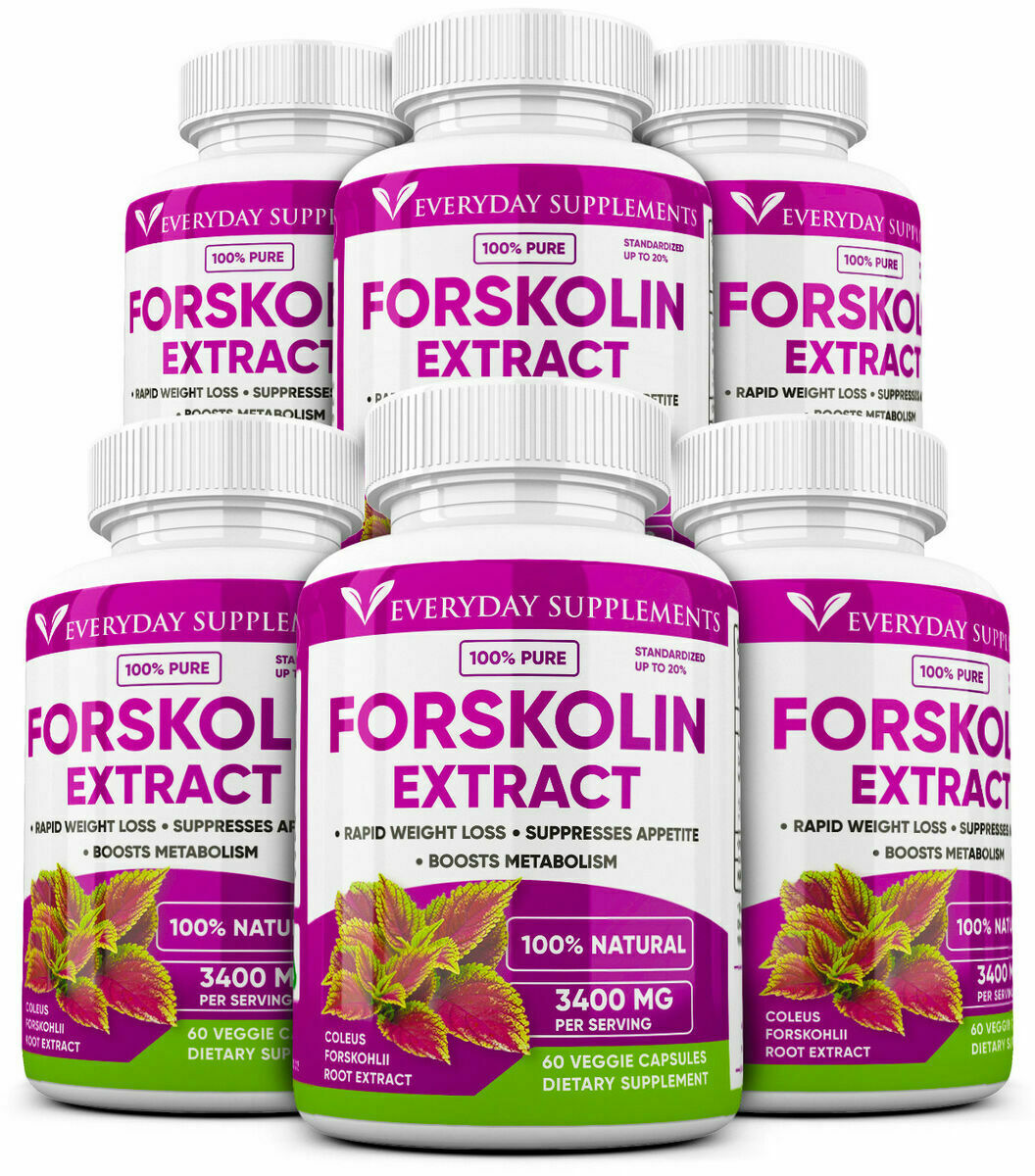 Picture of Forskolin FS6 3400 mg Maximum Strength Rapid Results Extract Strength Tablet, Pack of 6