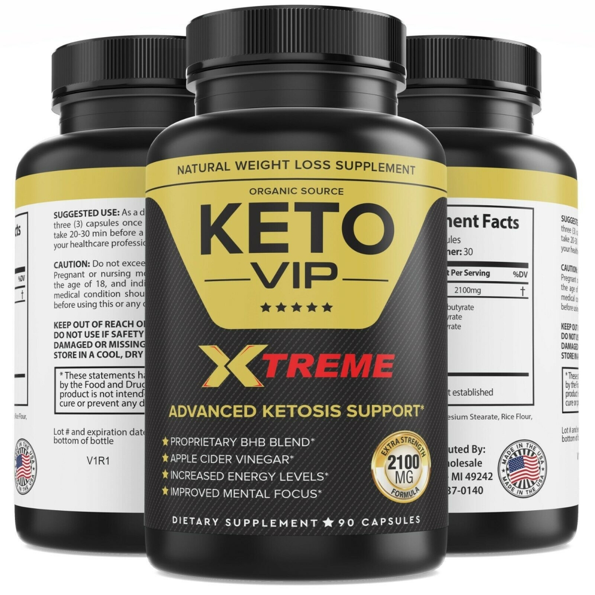 kett8610 2100 mg Advanced Weight Loss Diet Pills with Apple Cider Vinegar & Garcinia Cambogia -  Keto