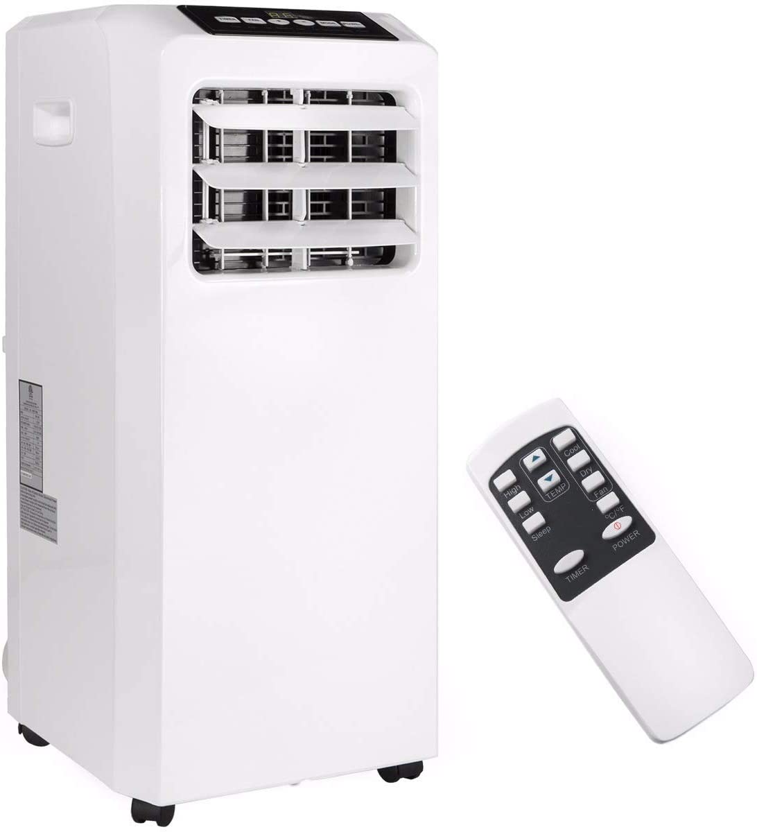 Picture of Portable Ac52 8000 BTU Ac Air Conditioner Dehumidifier Fan Unit with Remote, White