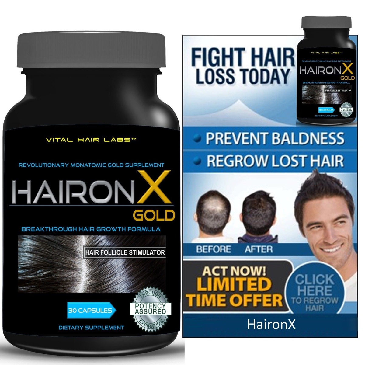 Picture of Premium 856412 Hair Loss Vitamins Hair Growth Treatment for Faster Growth