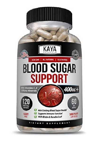 Picture of Blood BSS Blood Sugar Support Alpha Lipoic Acid & Cinnamon 20 Herbs Supplement 60 Capsules