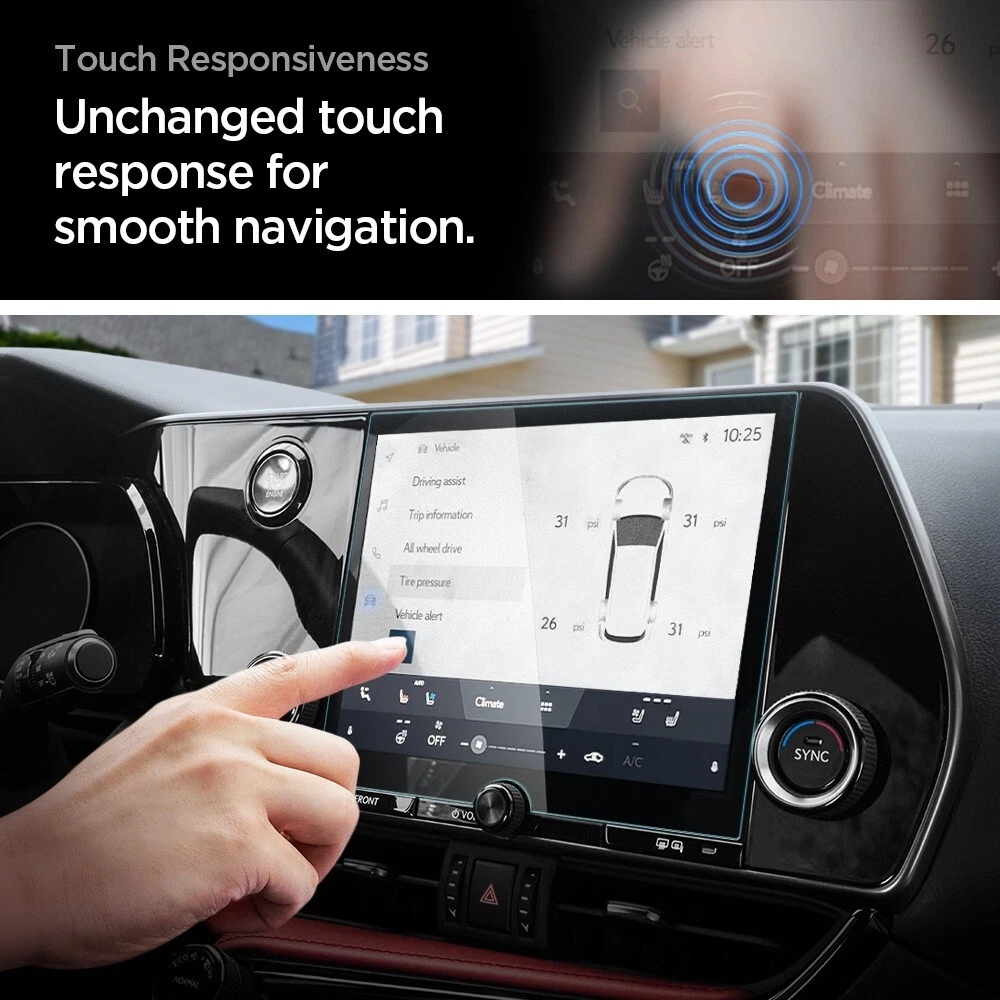 Picture of Forlexus Anjon757 For Lexus NX 14 inch | Spigen GLAS.tR SLIM Dashboard Screen Protector Spigen Inc Spigen Inc (598320)
