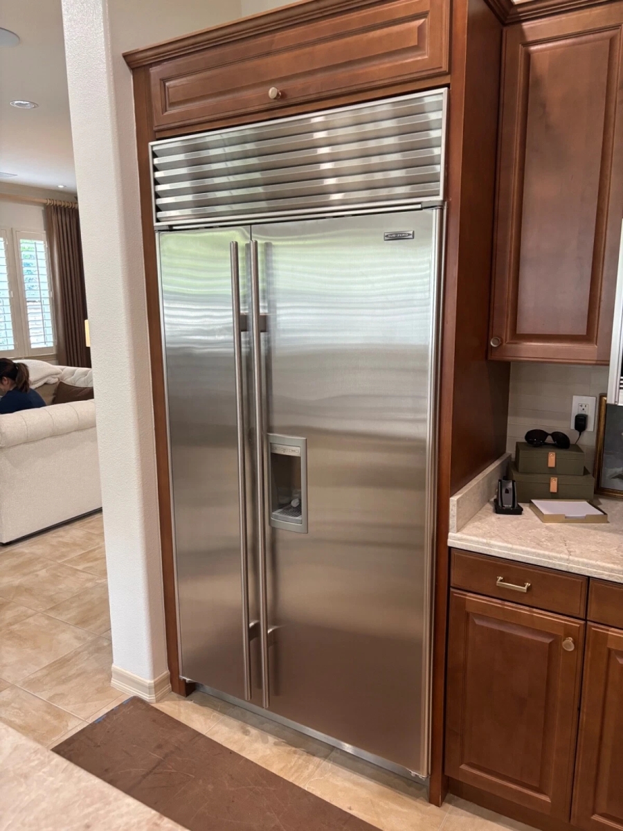 Picture of Subfrm CLEAN SUB-ZERO 42&apos; WORKING 685/s REFRIGERATOR STAINLESS DOORS