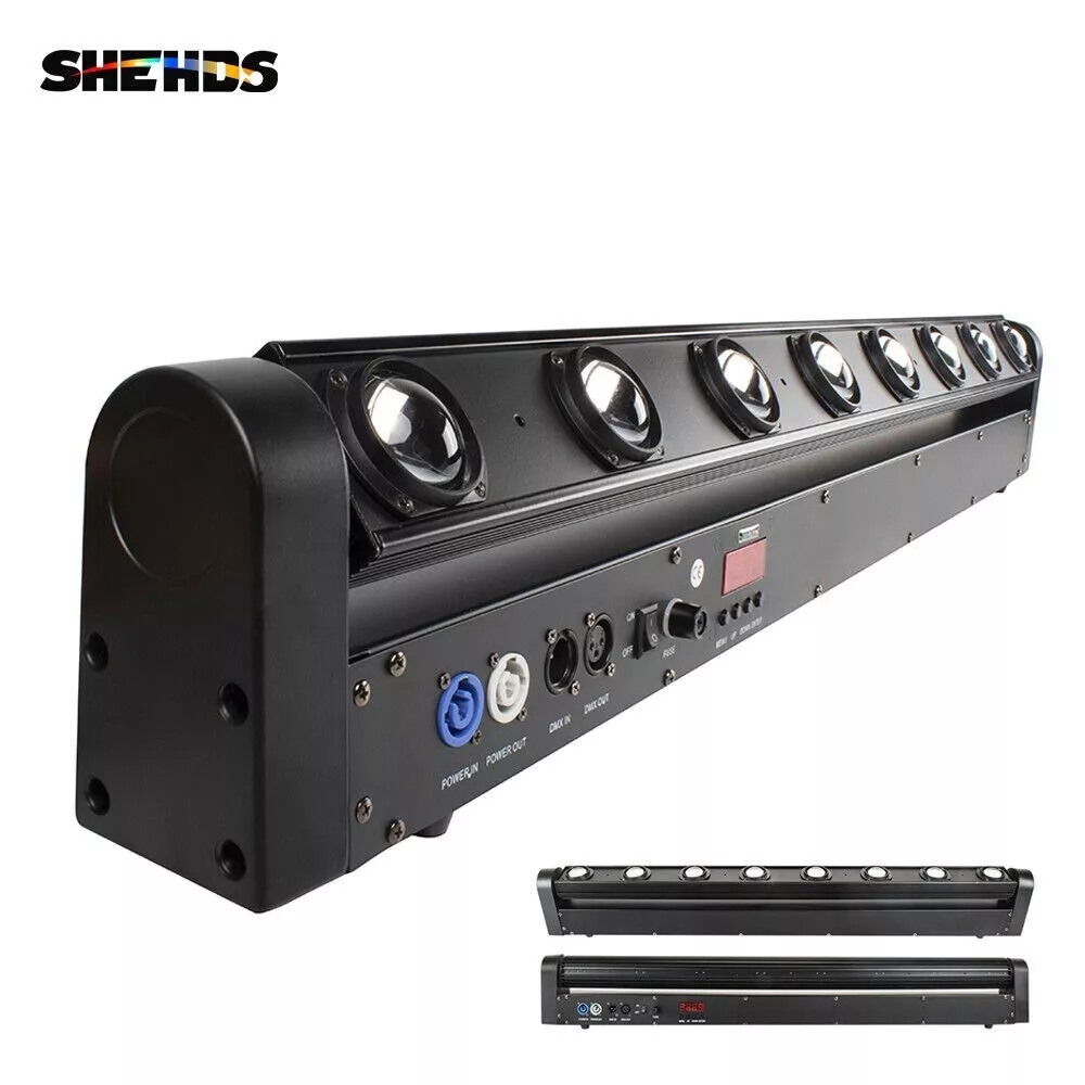 Picture of 2PCS LED 8x12W Stage Moving Head Beam Bar Light RGBW Disco Party Lighting
