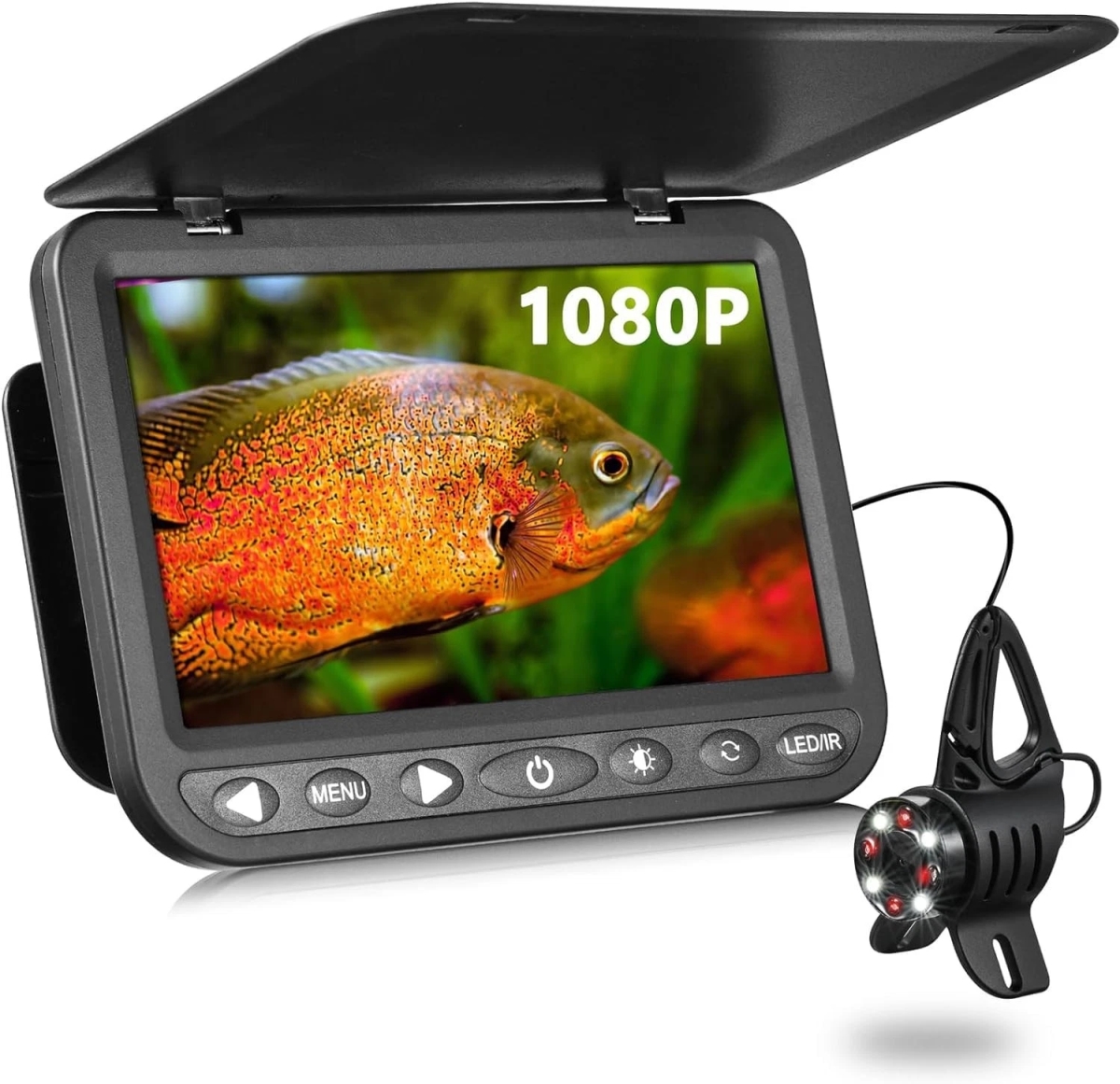 Picture of FishPRO  Youjustga 7&apos;&apos; Underwater Fishing Camera HD 1080P- (No Need Learn) Ice Fishing C...