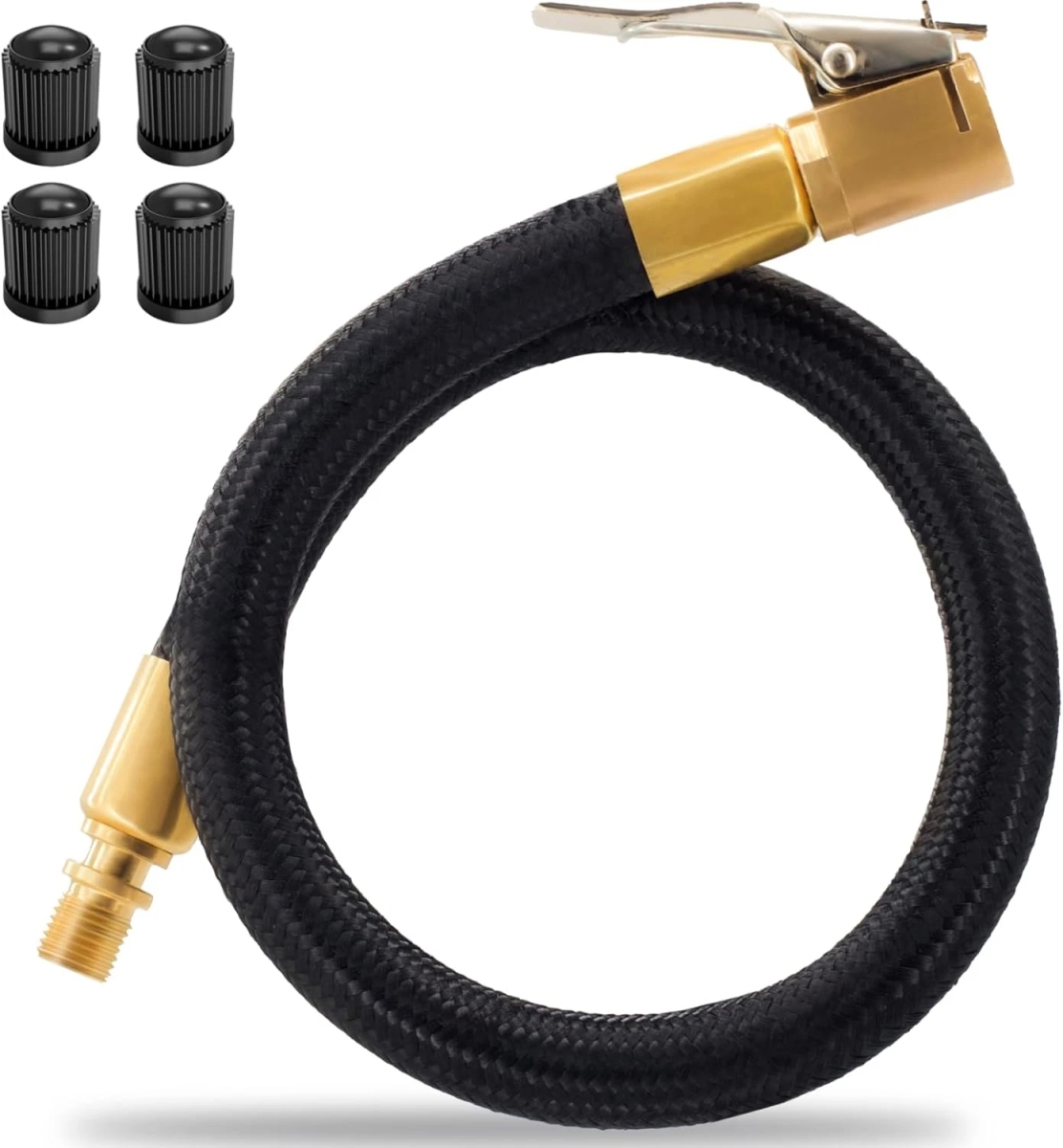 Picture of Connector Shunili Tire Inflation Extension Tube&#44; Lnflation Hose Connector for Air Compressors and