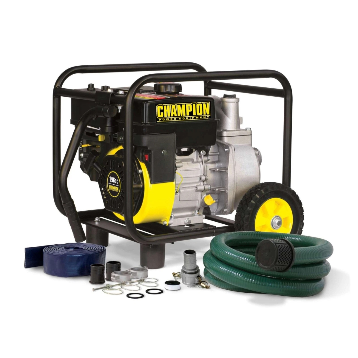 Picture of Champion Power Equipment Izfor Champion Power Equipment&#44; 2in. Semi-Trash Gas Powered Water Pump Hose Kit&#44; Max.