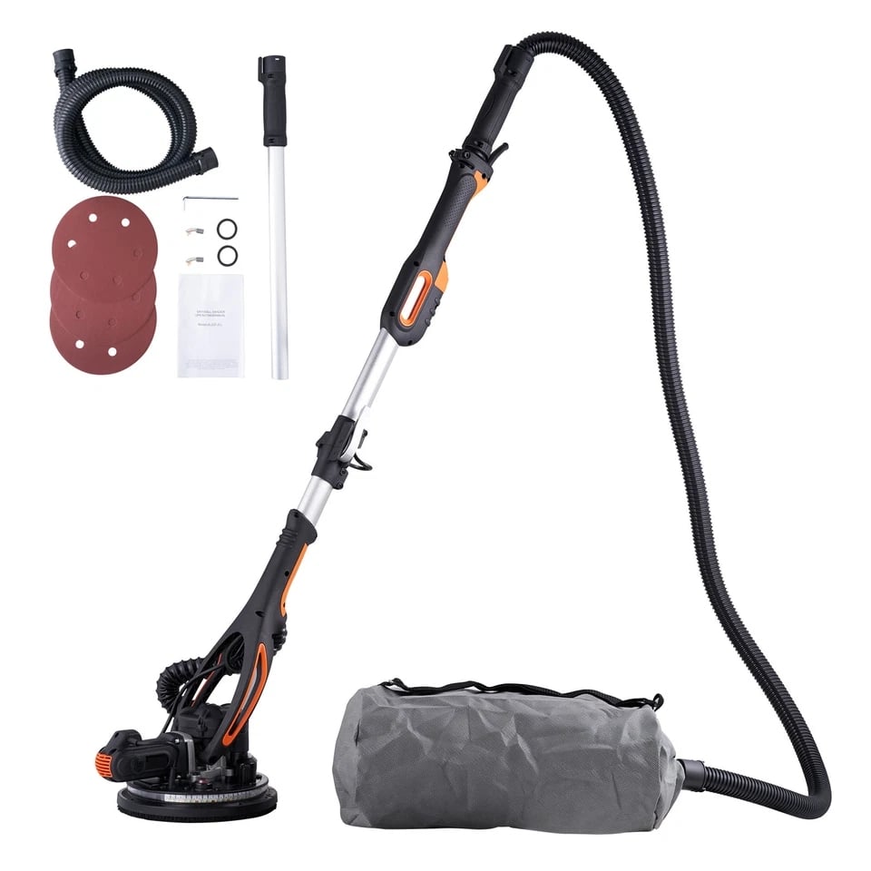 Picture of Drywar Kpelu Drywall Sander 900W Brush Motor 800-1800RPM Variable Speed with Self-Suction