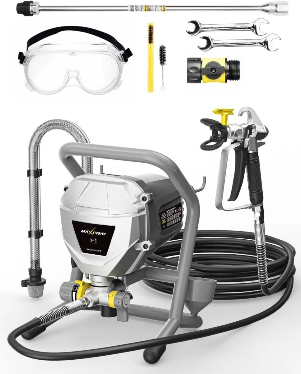 Picture of PROFESSIONAL Nakaya PROFESSIONAL Construction Work Airless Paint Sprayer Machine Painting Home Wall