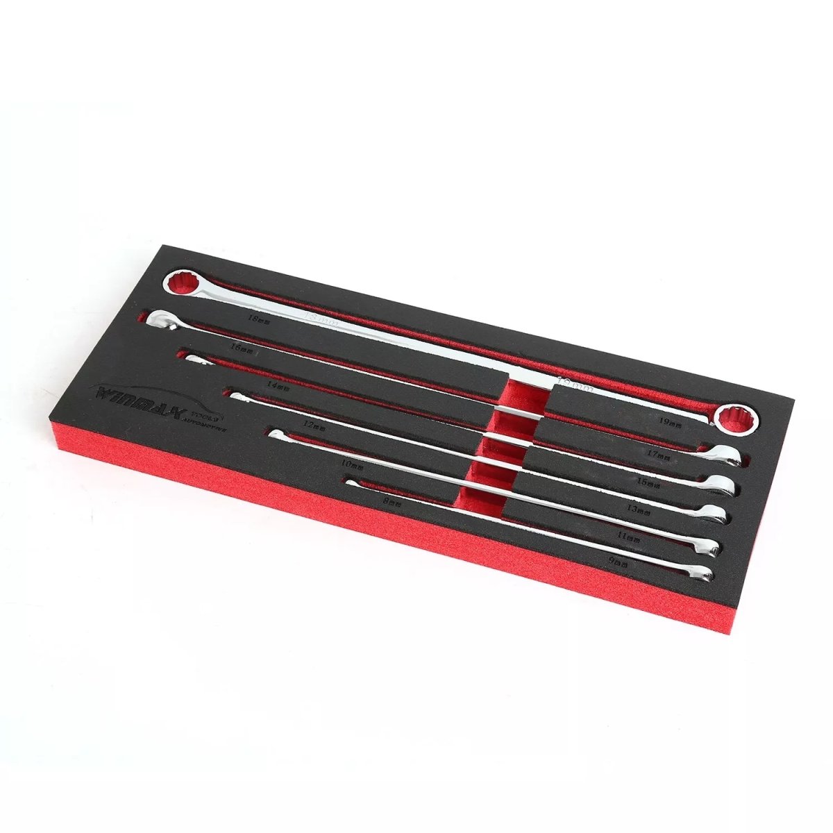 Picture of Metric Uare 6 PC Metric Extra Long Box End Wrench Set Durable Aviation Spanner 8 mm - 19 mm