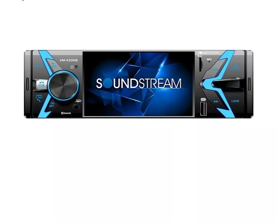 Picture of SOUNDSTREAM VM-430HB Soundstream Vm-430Hb 1 Din Micro Sd Usb Aux Mp3 Digital Media Player Bluetooth