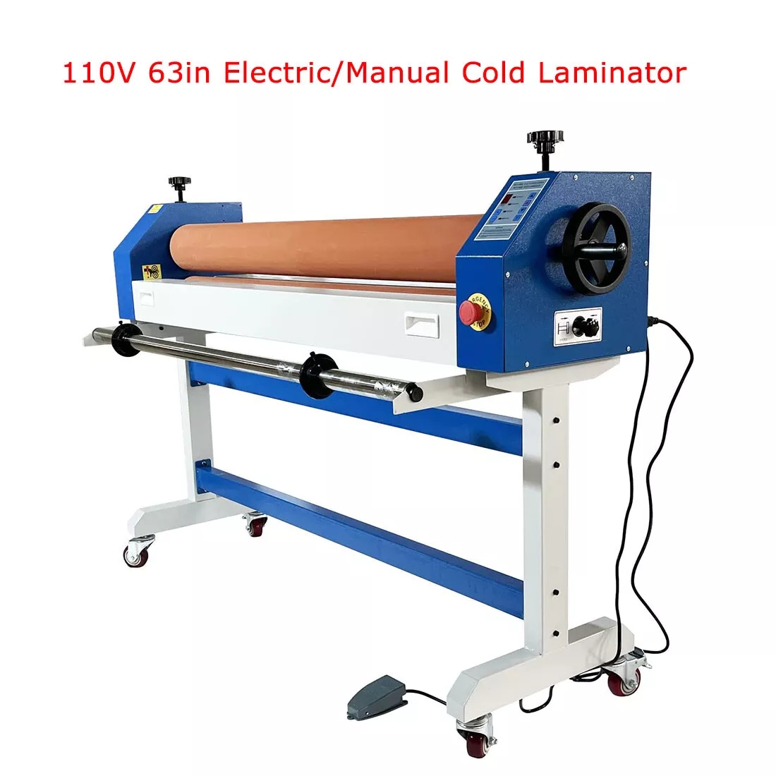 Picture of Cold 313848   63in Wide Format Cold Laminating Machine 110V Electric/Manual Cold Laminator