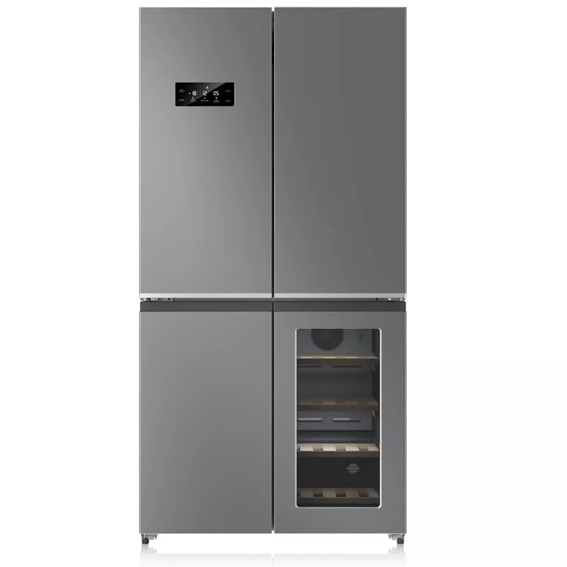 Picture of Stan Oor53427 4 Door Stainless Steel French Door Fridge With Freezer 21 Cu Ft Refrigerator