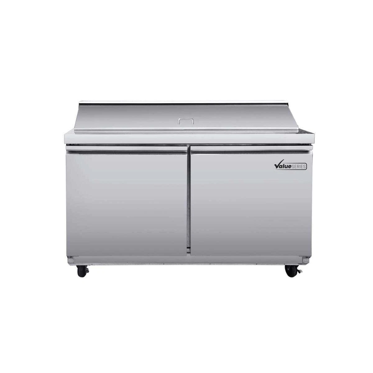 Picture of Hubert 035425 Value Series Commercial Refrigerator with Commercial Sandwich/Salad Prep Table
