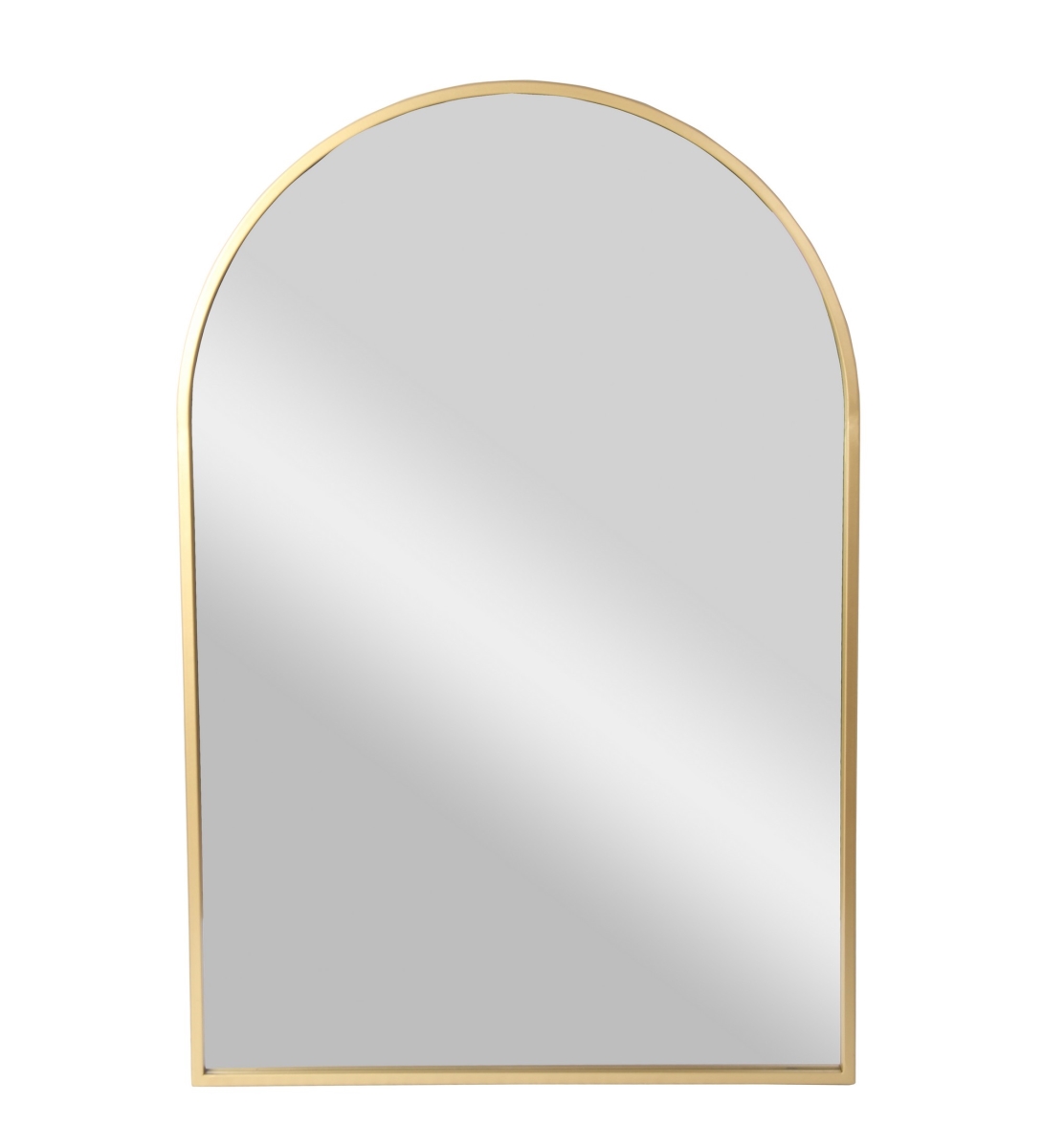 Picture of Privilege 023-002 Metal Arch Wall Mirror&#44; Matte Gold
