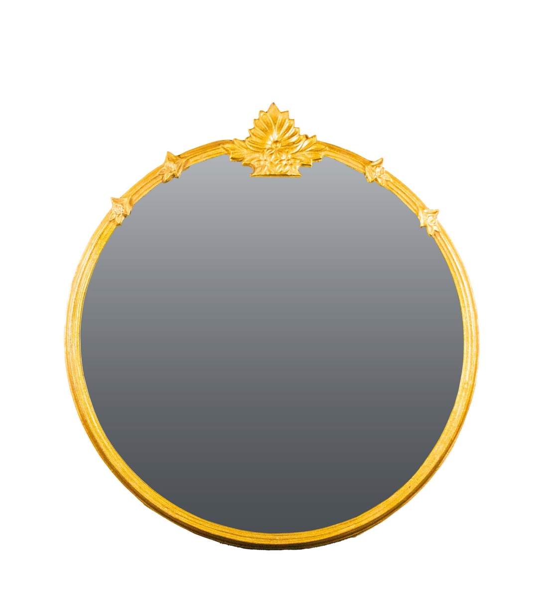 Picture of Privilege 60213 Aluminum Mirror with Leaf Motif, Gold Leaf