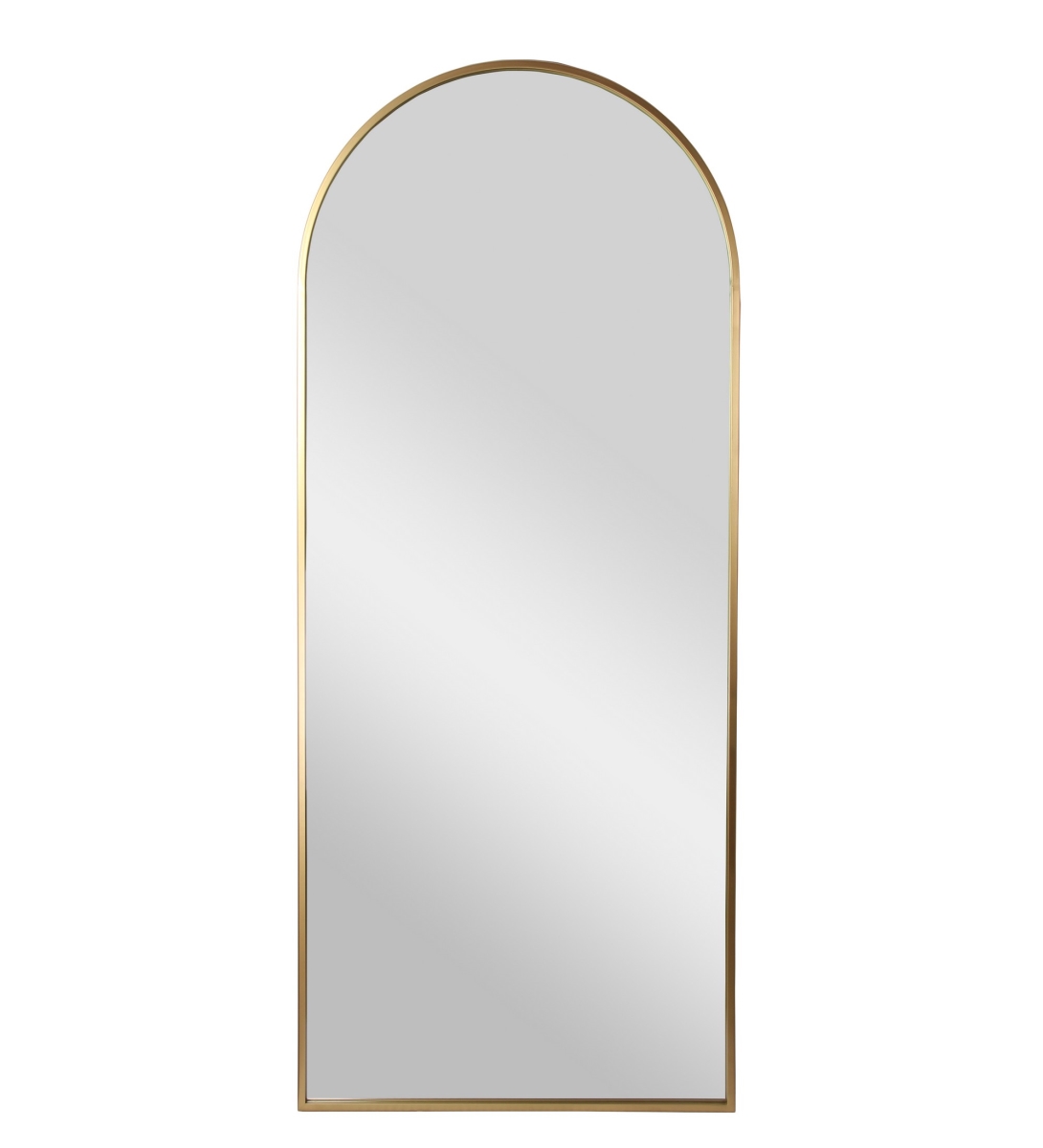 Picture of Privilege 023-004 Metal Arch Wall & Leaner Mirror&#44; Matte Gold