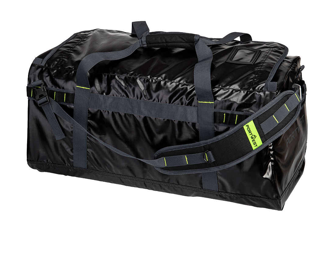 B950BKR PW3 70L Water-Resistant Duffle Bag, Black