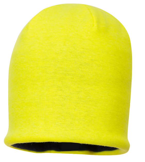 FR17YER FR Knitted Hi-Vis Hat, Yellow