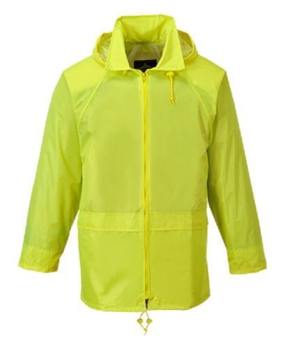 US440YERXL Regular Fit Classic Rain Jacket, XL - Yellow