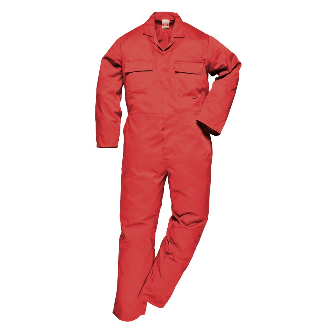 S999RERXL Euro Work Polycotton Coverall - Red, XL -  Portwest