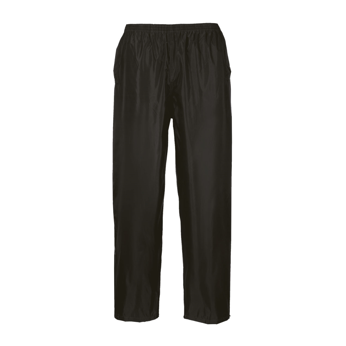 Rain Pants, 100% Polyester, PVC Coated, Elastic Closure, Yellow, Size XL